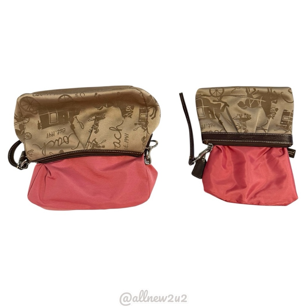 Coach 2 Pc. Set Mini Hobo w/ Matching Wristlet New without tags - Picture 7 of 16